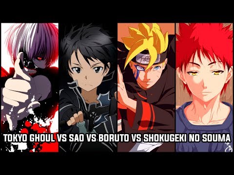 duelo-de-openings-shokugeki-no-souma-vs-sword-art-online-vs-tokyo-ghoul-vs-boruto