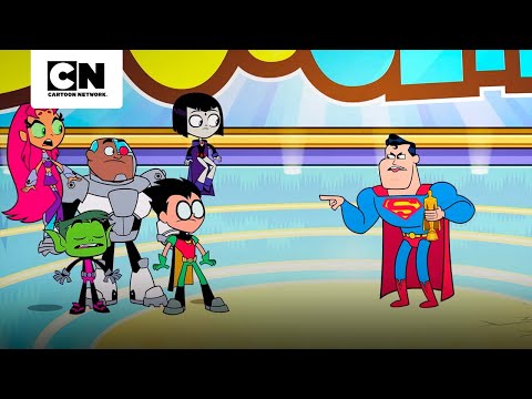 el-enojo-de-superman-causa-problemas-a-los-titanes-los-jovenes-titanes-en-accion-cartoon-network