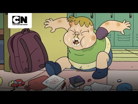 clarence-tiene-un-asqueroso-virus-y-asusta-a-todos-clarence-cartoon-network